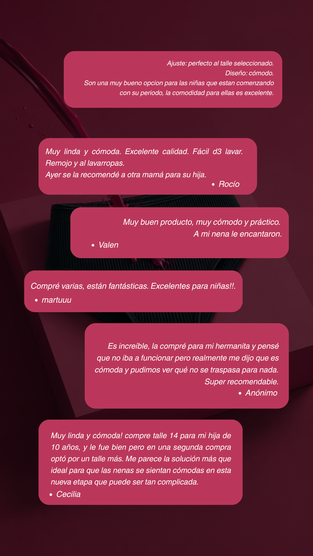 Período Invisible Bombacha Alta Nara